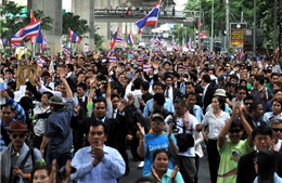 Biểu tình ngoài tòa nhà Quốc hội Thái Lan